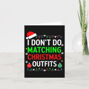 Ich mache keine passenden Weihnachtsartikel für Sh Karte