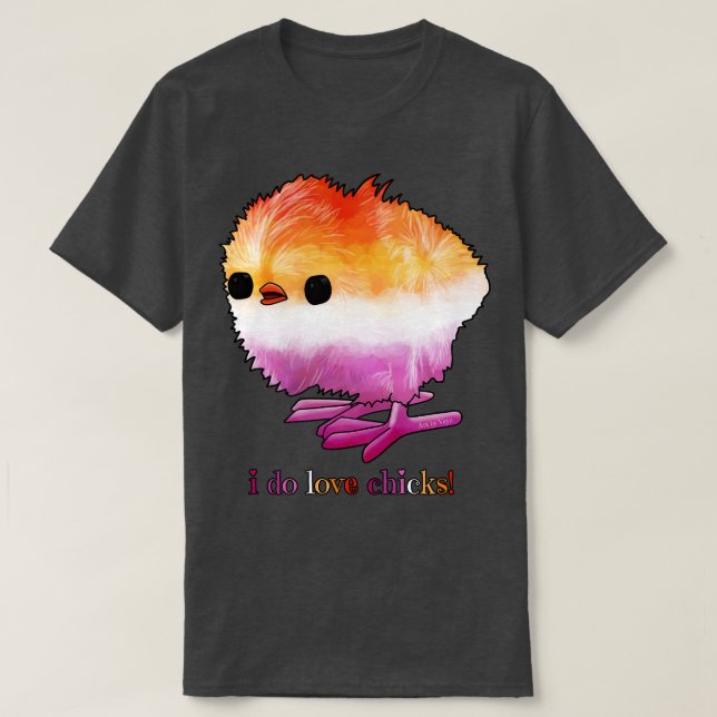 Ich mache Liebe-Küken T-Shirt (Design vorne)