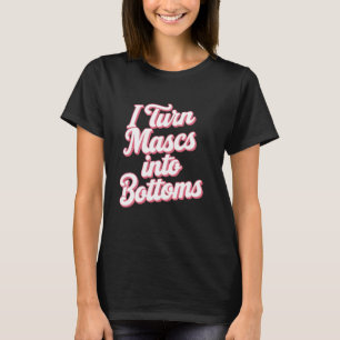 Ich mache Masken in Böden T-Shirt