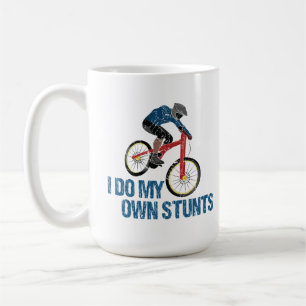 Ich mache mein eigenes Stunts Mountainbike Vintag Kaffeetasse