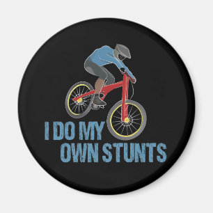 Ich mache mein eigenes Stunts Mountainbiking Magnet