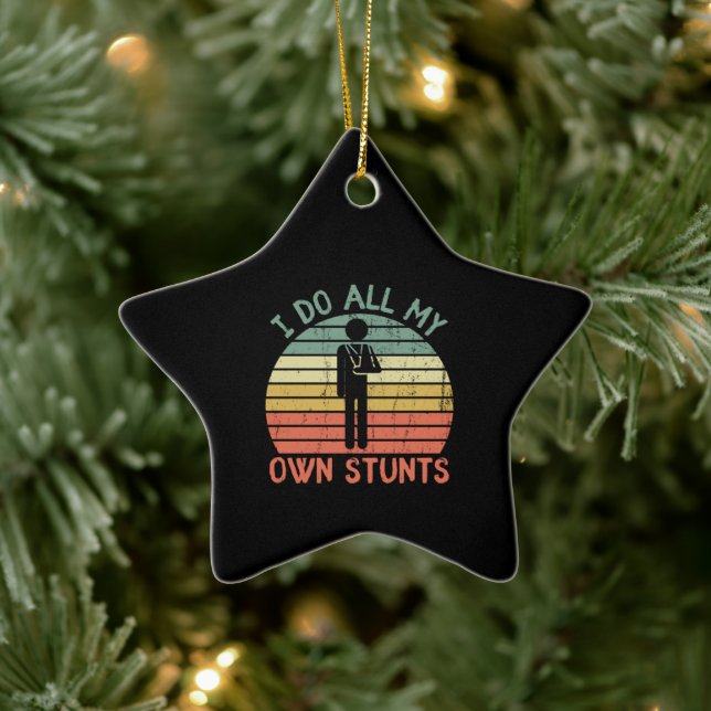 Ich mache meine eigene stunstige, lustige Enjury H Keramik Ornament (Baum)