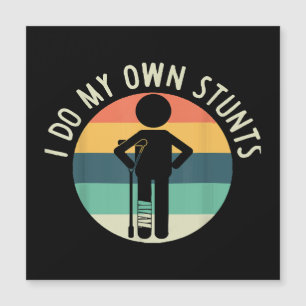 Ich mache meine eigenen Stunts Magnetkarte