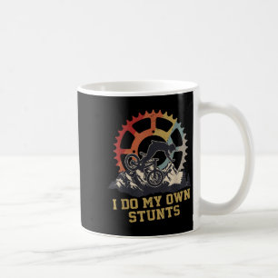 Ich mache meine eigenen Stunts Mountainbike Radfah Kaffeetasse