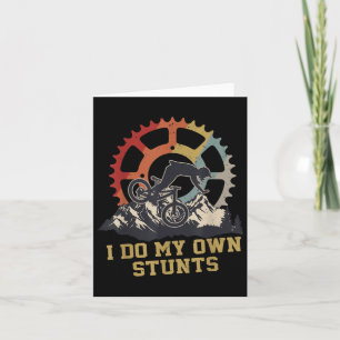 Ich mache meine eigenen Stunts Mountainbike Radfah Karte