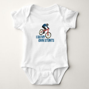 Ich Mache Meine Eigenen Stunts Mountainbiker Vinta Baby Strampler