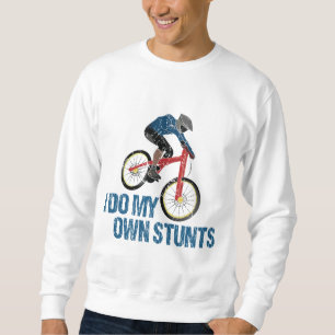 Ich Mache Meine Eigenen Stunts Mountainbiker Vinta Sweatshirt