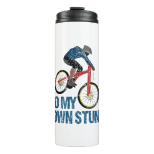Ich Mache Meine Eigenen Stunts Mountainbiker Vinta Thermosbecher