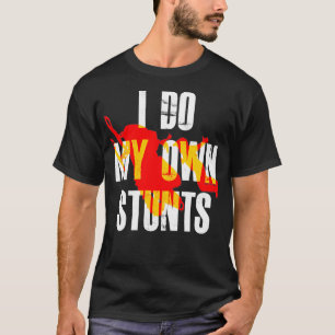 Ich mache meinen eigenen Stuntman mit Schneemobil T-Shirt