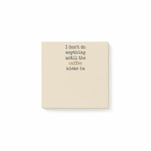 Ich mache nichts bis...Post-It-Notes