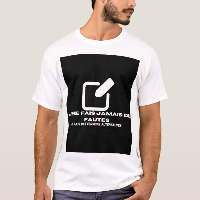 Ich mache nie Fehler T-Shirt (Vorderseite)