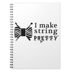 Ich mache Schnur hübsches ♥ Handwerk u. Garn Notizblock