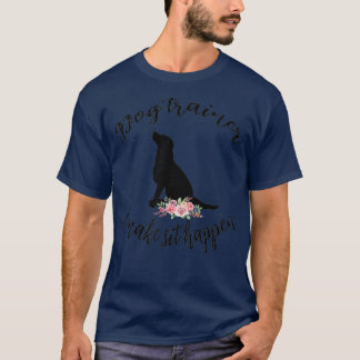 Ich mache Sit Dog Commands Obedience Training lust T-Shirt