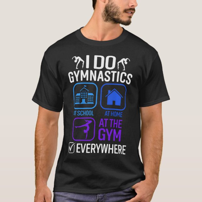 Ich mache überall Turnen ns T-Shirt (Vorderseite)
