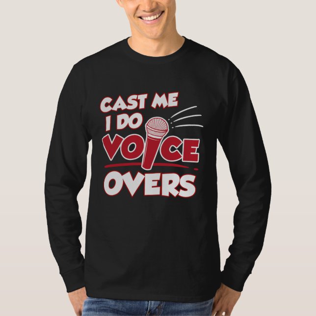 Ich mache Voice-Over Synchronsprecher Voice-Record T-Shirt (Vorderseite)