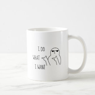 Ich mache, was ich lustig gewollt habe kaffeetasse