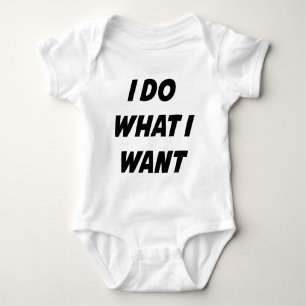 Ich mache was ich will baby strampler