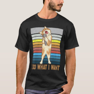 Ich mache was ich will Black Cat 2 T-Shirt