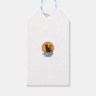 Ich mache was ich will Black Cat Vintage-Shirt Des Geschenkanhänger