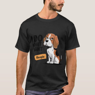 Ich mache was ich will, ich bin ein Pug Hund T-Shirt