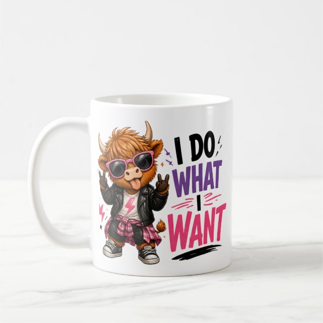 Ich mache, was ich will kaffeetasse (Links)