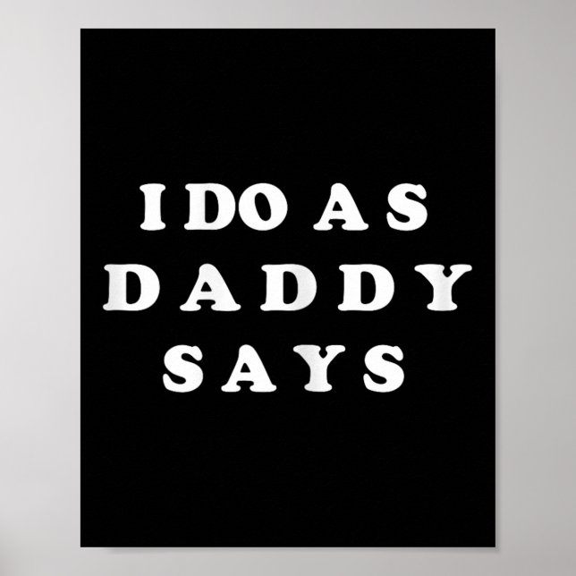 Ich mache, was Papa sagt Poster (Vorne)