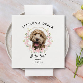 Ich mache zu Niedliche Template Cat Dog Foto Hochz Serviette