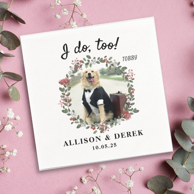 Ich mache zu Niedliche Template Cat Dog Foto Hochz Serviette (Von Creator hochgeladen)