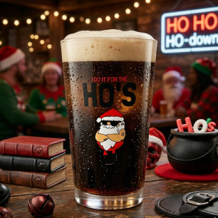 Ich mach's für die Mädels   Lustiges Weihnachts-Pi Glas