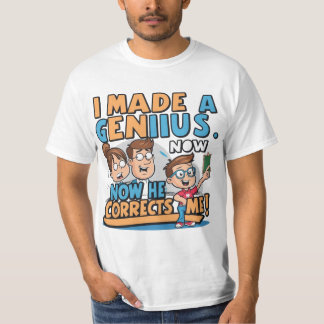 Ich machte ein geniales, lustiges Smart-Hemd-Desig T-Shirt