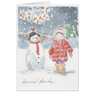 Ich machte einen Schneemann!