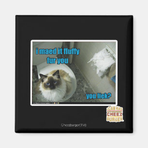 Ich maed es flaumiger Pelz Sie Magnet