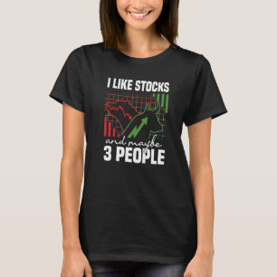 Ich mag Aktien und vielleicht handeln 3 Leute mit T-Shirt