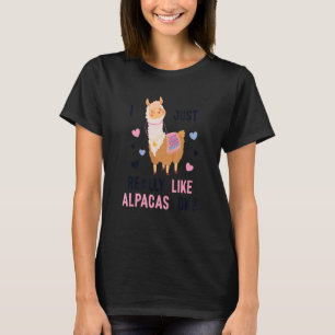 Ich mag Alpacas Huacaya Pako Lama Alpac T-Shirt