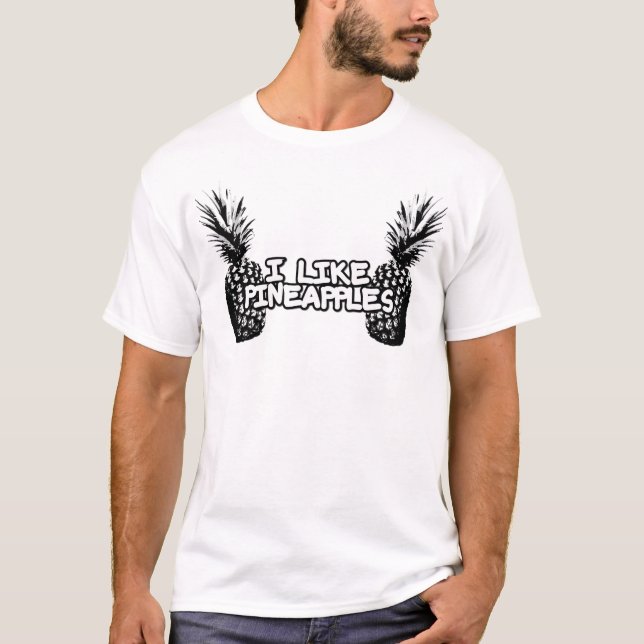 ICH MAG ANANAS! T-Shirt (Vorderseite)