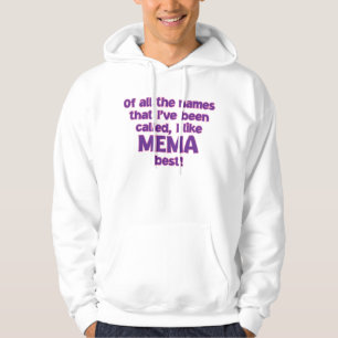 ICH MAG ANGERUFEN WERDEN MEMA! HOODIE