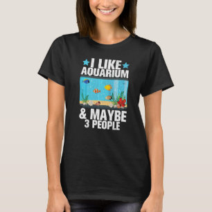 Ich mag Aquarien Fischhaltung Aquaristik Grafik T-Shirt
