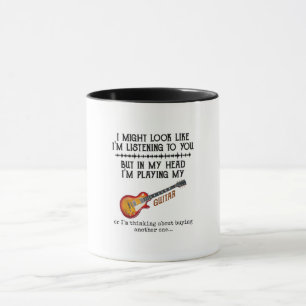 Ich mag aussehen, als höre ich dich, aber in meine tasse