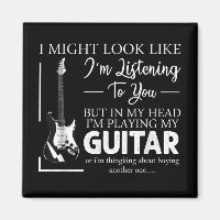 Ich mag aussehen, als höre ich dir Musik-Gitarre