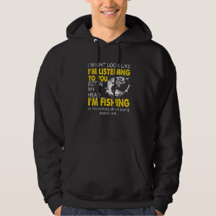 Ich mag aussehen, als höre ich dir zu, aber ich bi hoodie