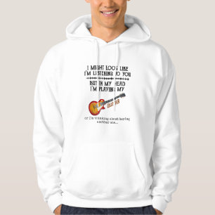 Ich mag aussehen, als höre ich dir zu, aber in mei hoodie
