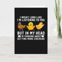 Ich mag aussehen, als höre ich dir zu - Huhn