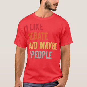 Ich mag Aussprache vielleicht 3 Personen 1 T-Shirt