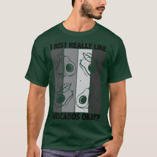 Ich mag Avocados, Okay, Guacamole, Aguac T-Shirt