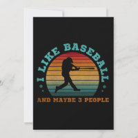 Ich mag Baseball und vielleicht 3 Leute