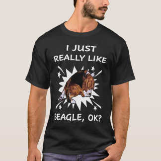 Ich mag Beagle einfach wirklich gern T-Shirt