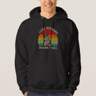 Ich mag Bernard und vielleicht 3 Leute Bernard Gra Hoodie
