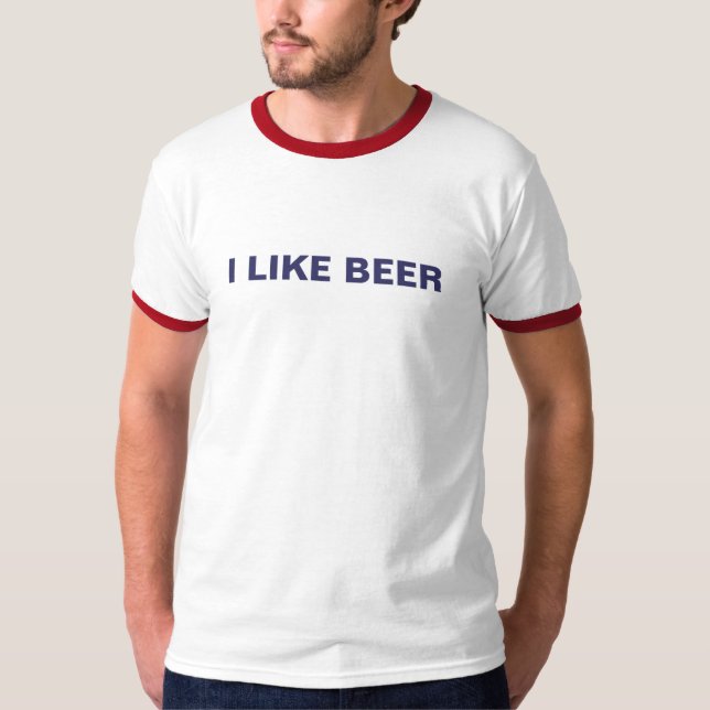 ICH MAG BIER T-Shirt (Vorderseite)