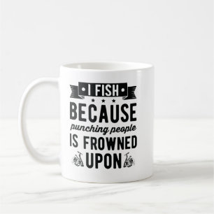 Ich mag Bier und Fischen und vielleicht 3 Leute Kaffeetasse