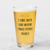 Ich mag Bier und vielleicht drei andere Leute Pint